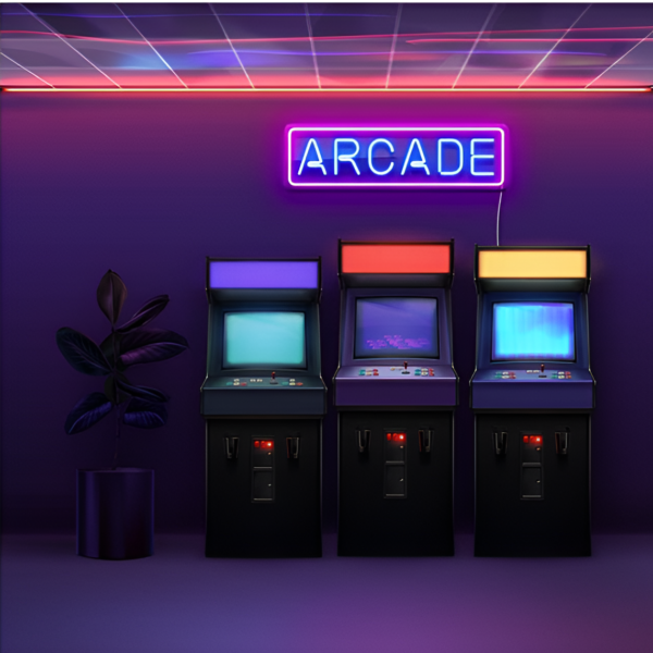 Retro Arcade Neon Sign