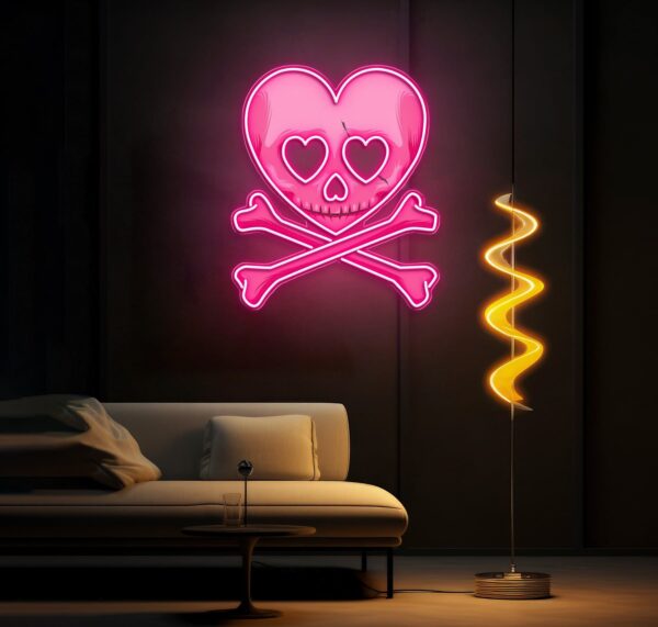 Till Death Do Us Love Best Gift For Valentine Neon Sight Light Artwork