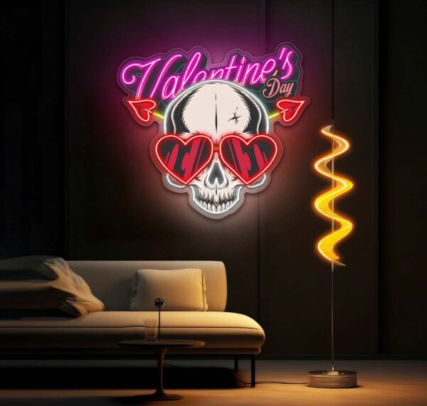 Romance with a Bite Best Gift For Valentine Neon Sight Light Artwork