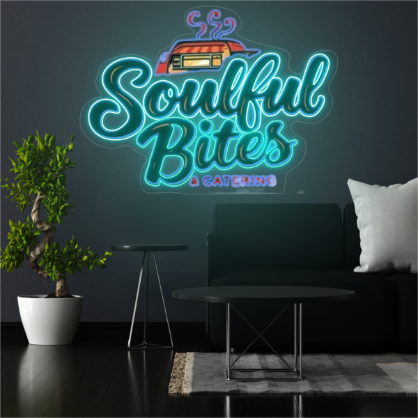 UV + Glass Neon Sign
